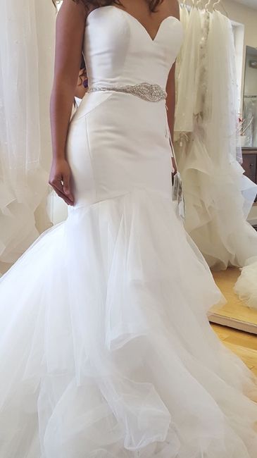 Please show your wedding dress, ladies - 1