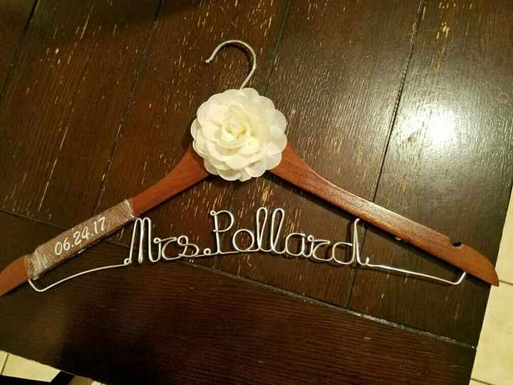 Wedding Dress Hanger Arrived!