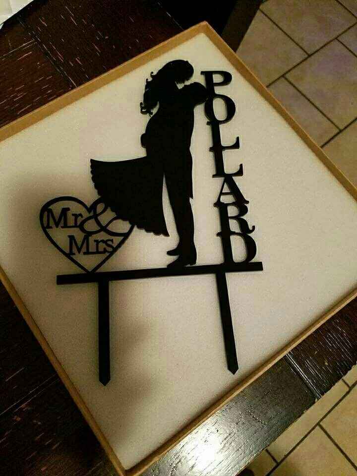Cake Topper Arrived Today!