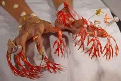 I googled "wedding nails" to get ideas and this is what I found...