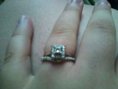 My wedding band came in!!! *pic* Show off your Ring!!!!