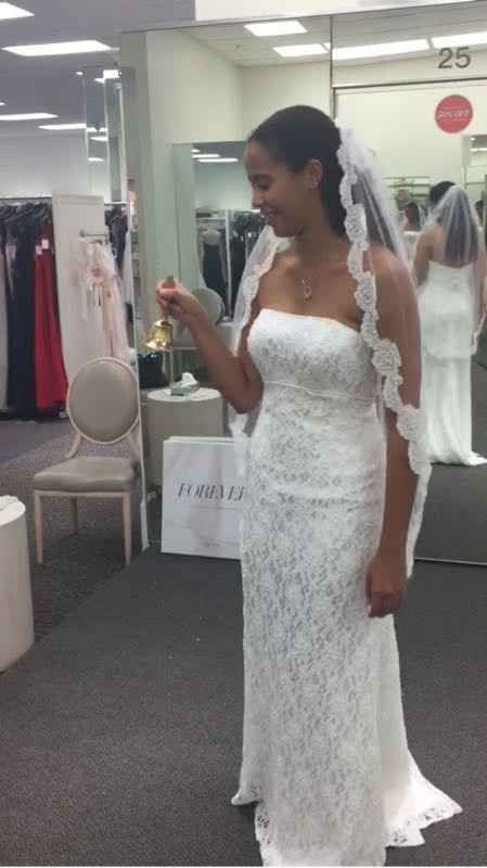 I said yes to the dress!