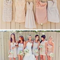 Miss matched Bridesmaid Dresses