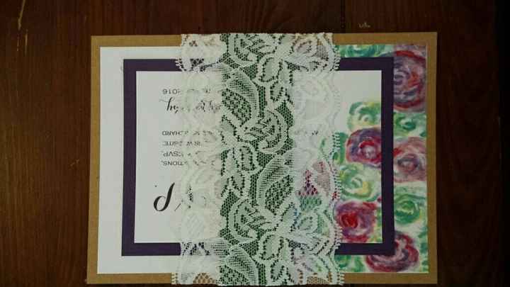 DIY invite brides