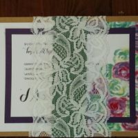 Almost done with my DIY invites!