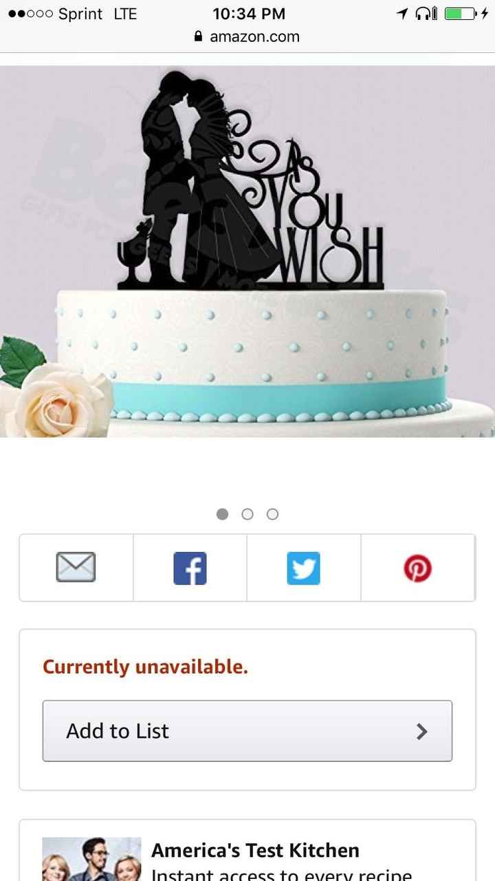 Cake Toppers?