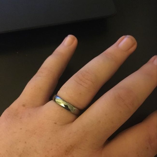 Picked up my wedding band!