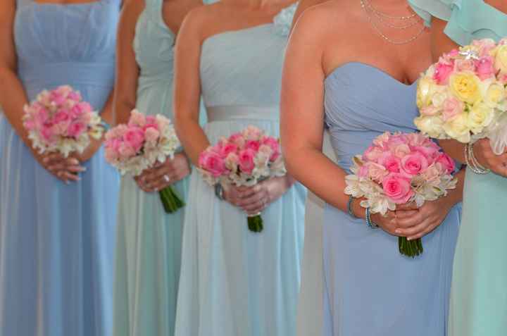 Mismatched Bridesmaid Dresses - My inspiration