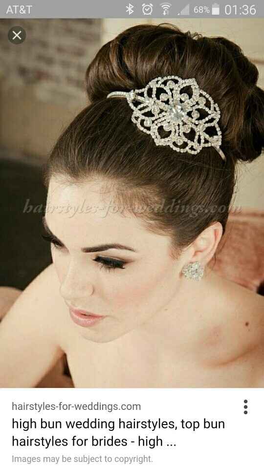 Hair ideas for dress- strapless.