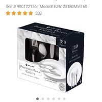 Plastic plates, cups and utensils? - 1