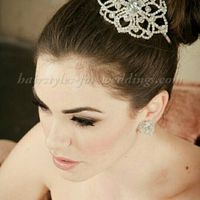 Hair ideas for dress- strapless.