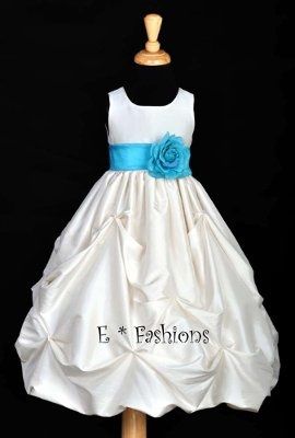 Flower girl dress color