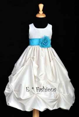 Flower girl dress color