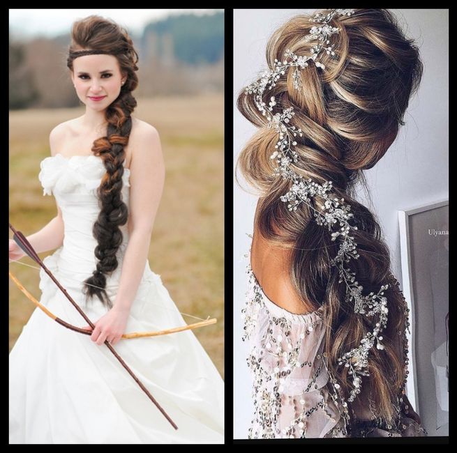 Wedding hair help! I have long hair but the back of my dress is GORGEOUS. Advice welcomed!!