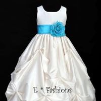 Flower girl dress color