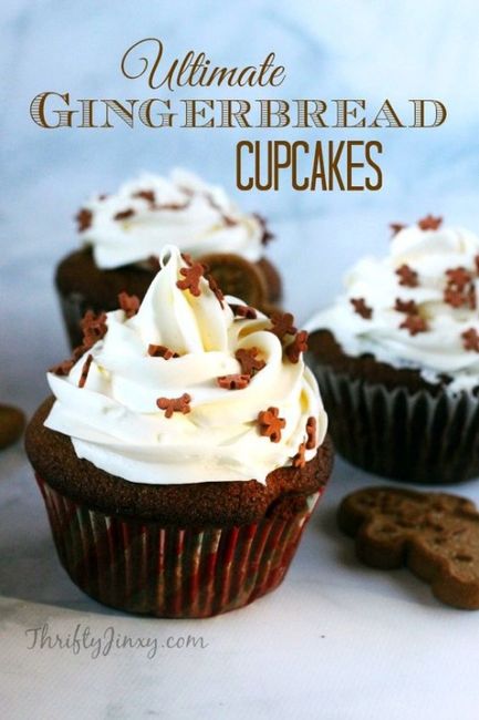 Cupcake 2: Gingerbread with Cream Cheese Icing