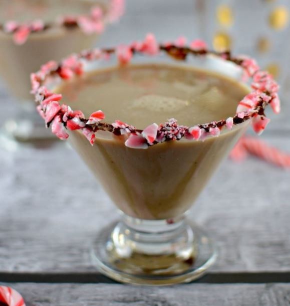 2. Chocolate Peppermint Martini - Peppermint Vodka, Creme de Cacao, Chocolate Liquor
