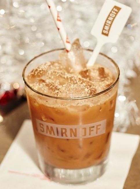 3. Holiday Bliss - Peppermint Vodka, Tequila, Chocolate milk, cinnamon