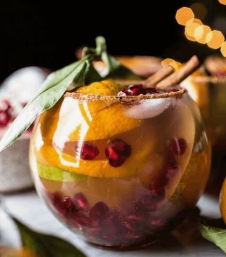 7. Christmas Sangria - Apple Cider, Ginger Beer, White Wine, Brandy