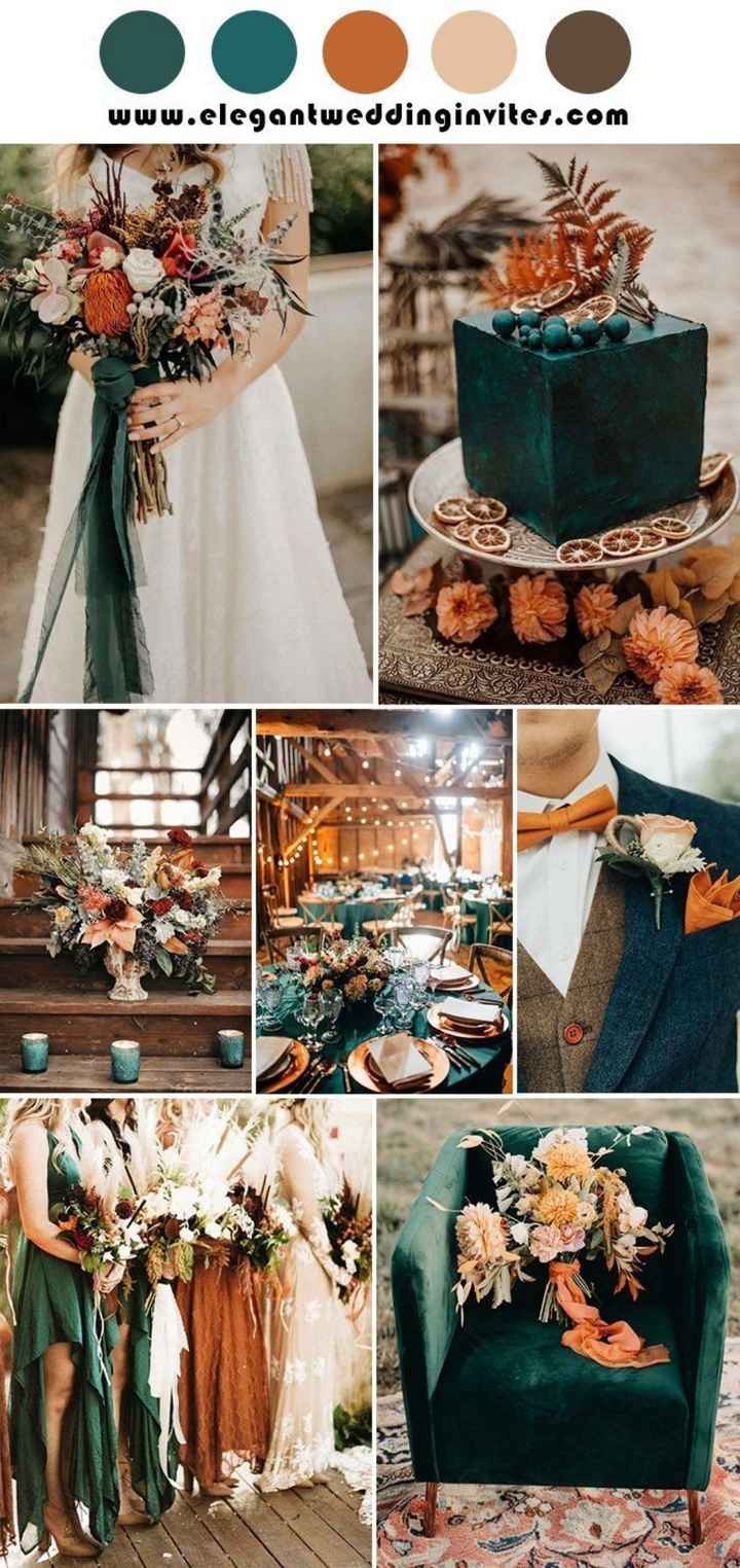 What's everyone's wedding colors? - 1
