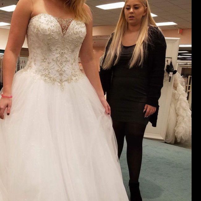 How much was your wedding dress? 5