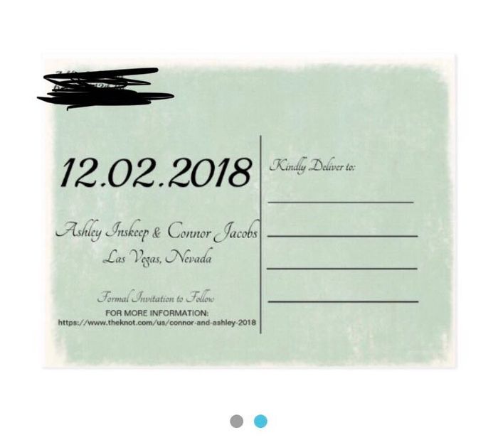 Wedding website on Save the date? 4