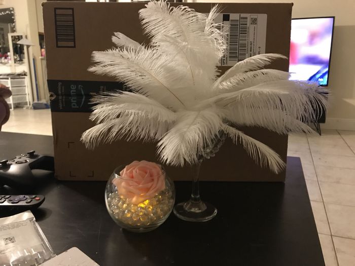 Using Feathers in Centerpiece? 3