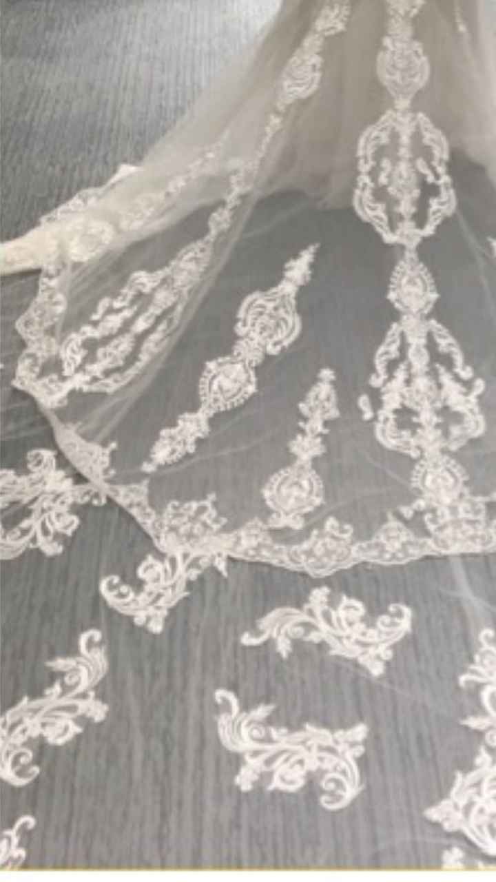 Adding more lace appliqué to dress?