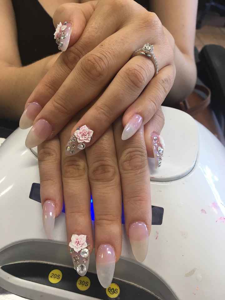 My bridal nails!!