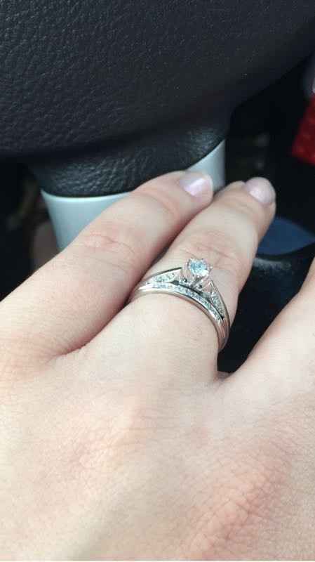 Wedding bands that don't sit flush