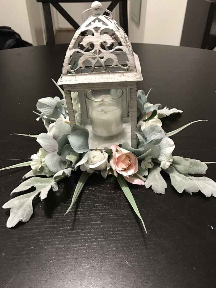1st attempt at centerpieces... thoughts?