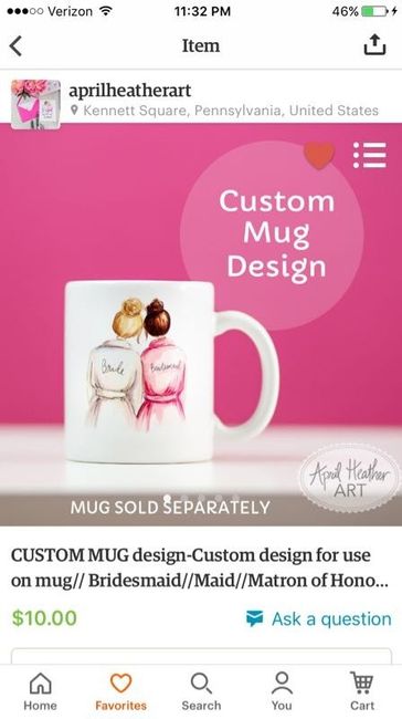 Bridesmaid gifts