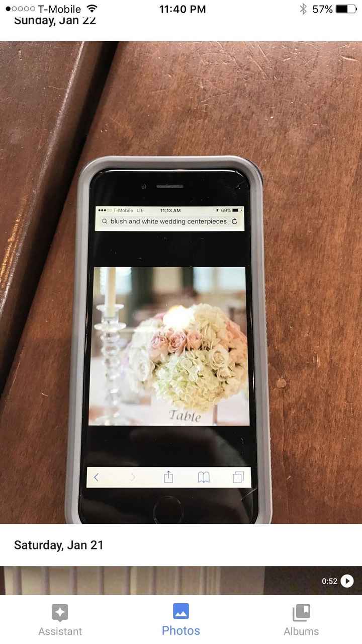 Wedding centerpiece mockups