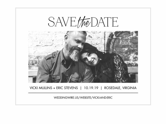 Save the dates - picture or no picture? 8