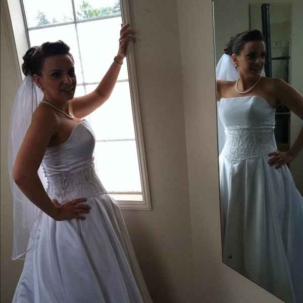 Back and married, with a few cell phone pics....