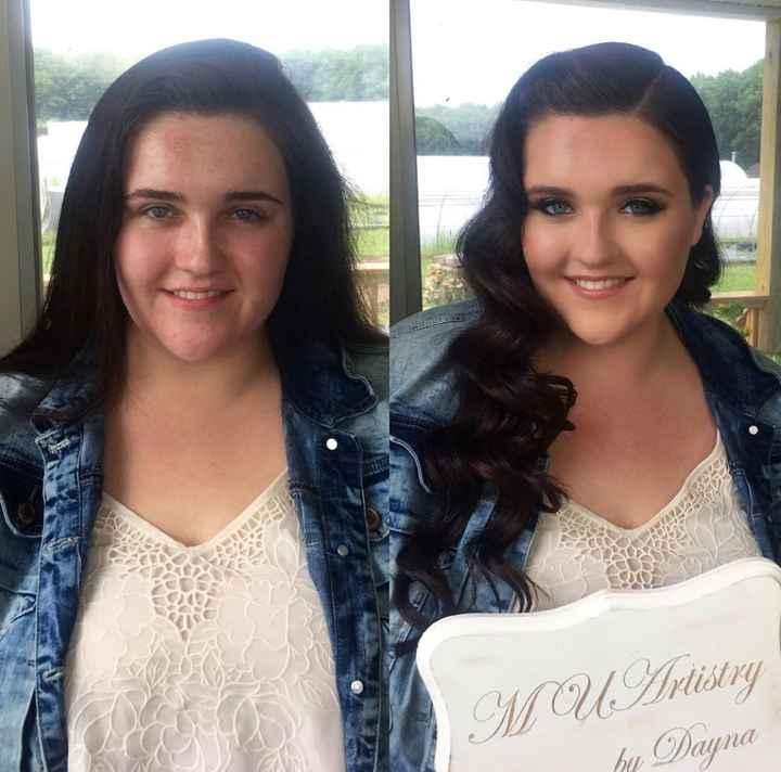 Makeup and hair trial !