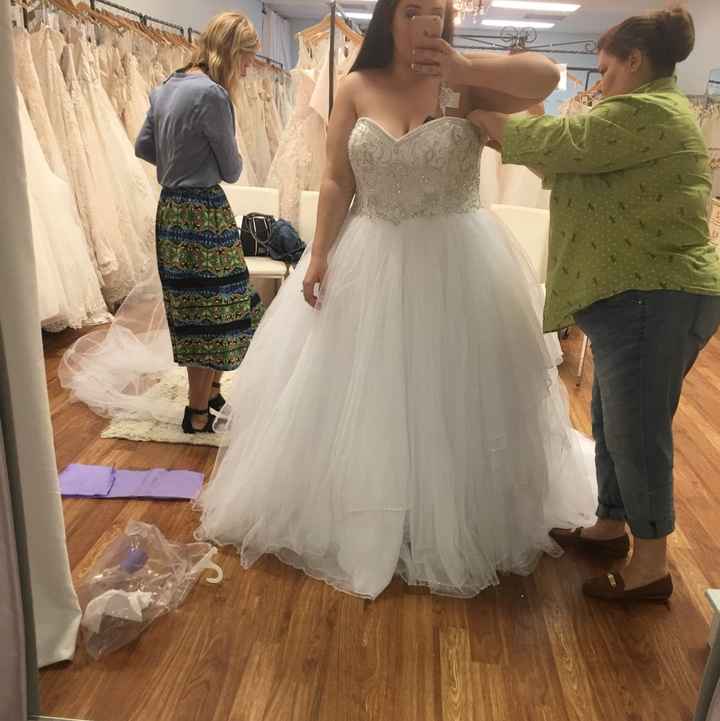 Wedding dress is in !!!
