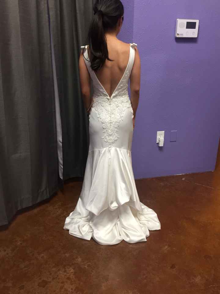 Bustle options for long train - 2