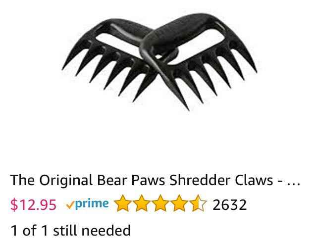 What's the most ridiculous item on your registry? - 3