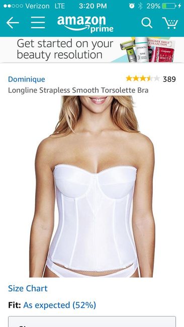  Strapless dress undergarments - 1