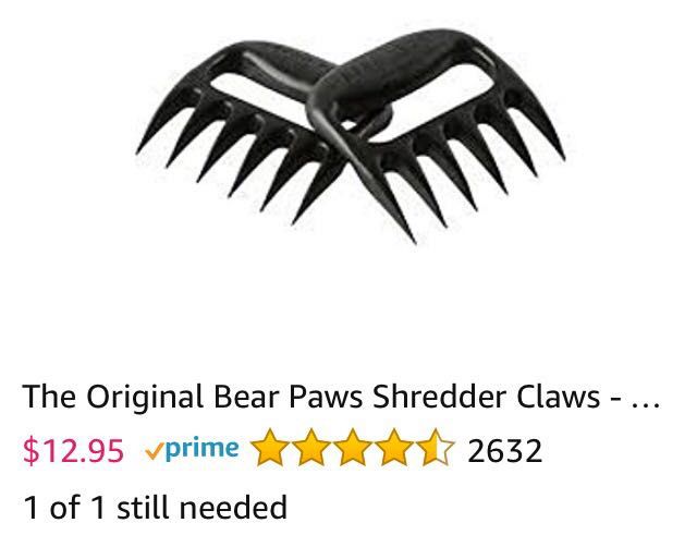 What's the most ridiculous item on your registry? 9