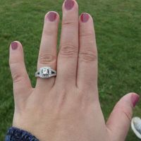 We haven't seen any BLING in a while!  Show off your rings!