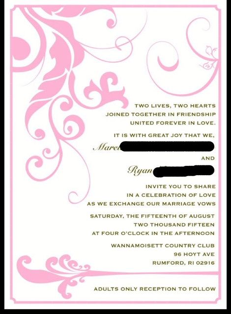 Invitations: What would you do differently?? **UPDATED PIC IN COMMENTS**
