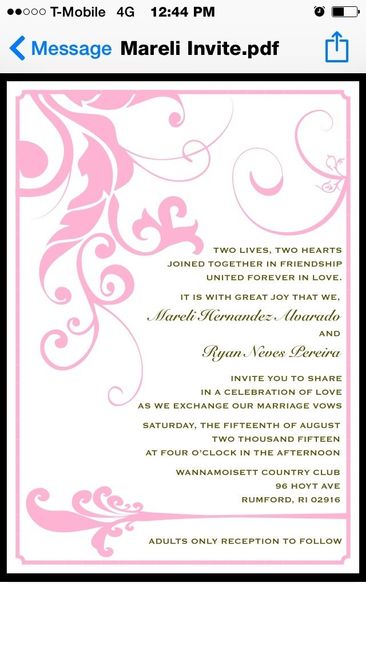 Show me your invitations