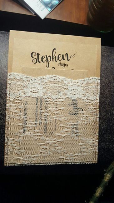 Show me your rustic/vintage wedding invitations please?
