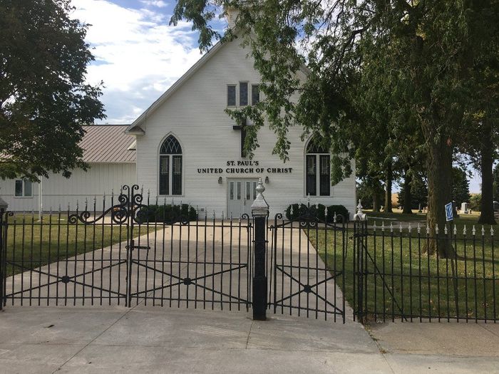 Rural church (quite literally in the middle of nowhere) but the reception venue (a cattle auction ho
