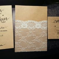 Show me your rustic/vintage wedding invitations please?