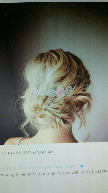 Show me your wedding hair!
