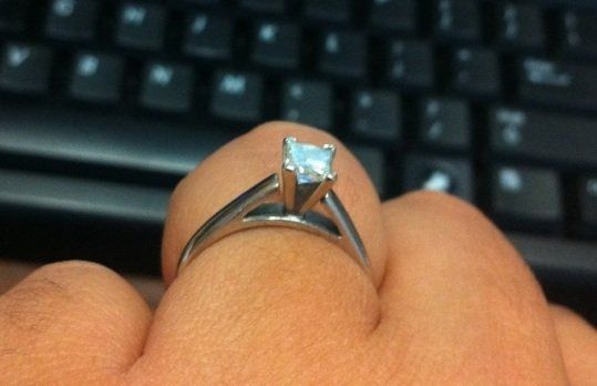 Wedding bands from Amazon have arrived! **pics**