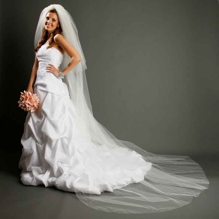 Ball gown...Cathedral, Elbow or Fingertip lenght Veil? Help!!!